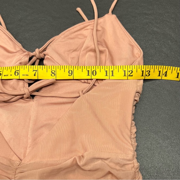 Majorelle Revolve Chani Pink Mini Dress Ruched Size XS - Picture 14 of 14